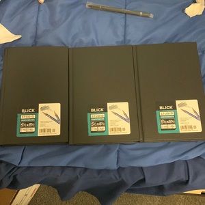 3 brand new sketchbooks